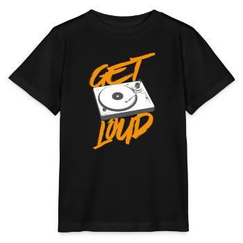 Get Loud - T-shirt bio MINI CREATOR Stanley/Stella Enfant - noir - Devant - Mikhail (115cm)