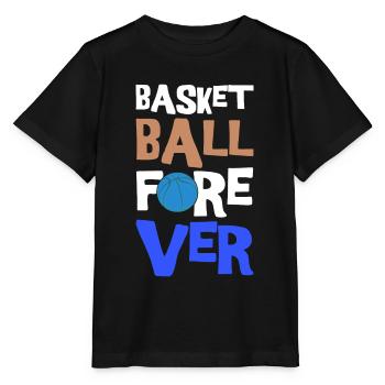 Le basketball pour toujours - T-shirt bio MINI CREATOR Stanley/Stella Enfant - noir - Devant - Mikhail (115cm)