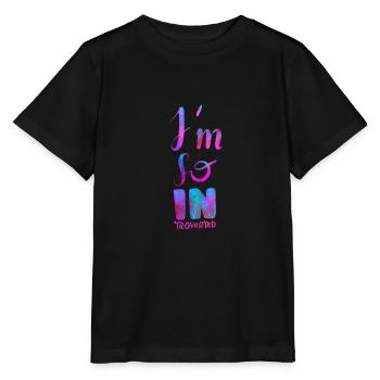 Introvert 2 I'm so INtroverted - Stanley/Stella Kinder T-Shirt MINI CREATOR  - Schwarz - Vorne - Mikhail (115cm)