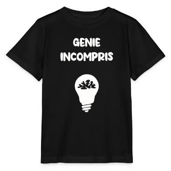 Génie incompris - T-shirt bio MINI CREATOR Stanley/Stella Enfant - noir - Devant - Mikhail (115cm)