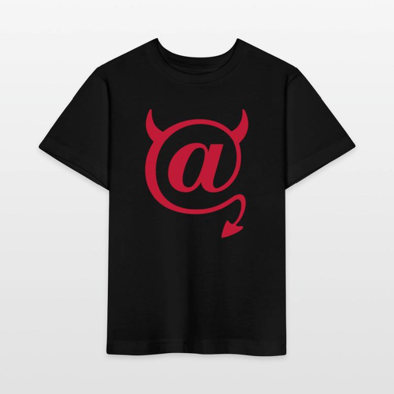 Devil @ Teufel Nerd Symbol Programmierer IT Stanley/Stella Kinder T-Shirt MINI CREATOR 