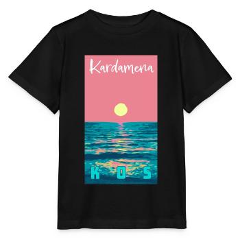 Kardamena Sunrise Kos - Stanley/Stella MINI CREATOR Kids’ T-Shirt - black - Front - Mikhail (115cm)