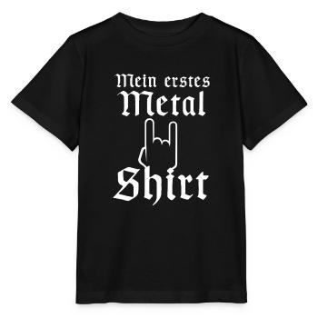 Mein erstes Metal Shirt | Baby, Kinder - Stanley/Stella Kinder T-Shirt MINI CREATOR  - Schwarz - Vorne - Mikhail (115cm)