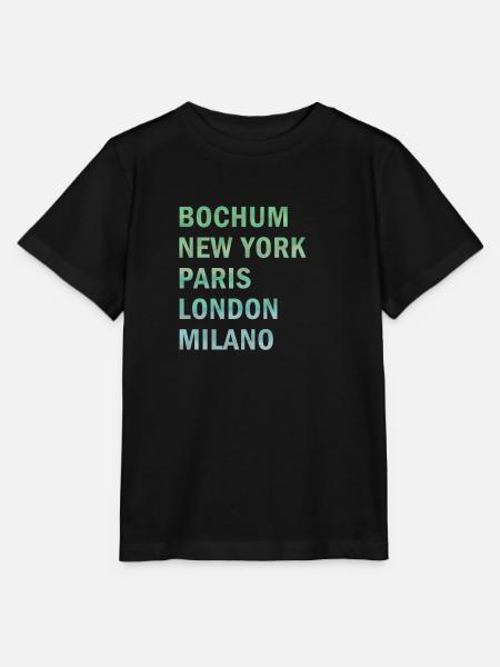 Metropole Bochum - Stanley/Stella Kinder T-Shirt MINI CREATOR - Schwarz