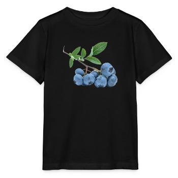 blueberry blueberry blueberry veggie veggie fru - Stanley/Stella MINI CREATOR Kids’ T-Shirt - black - Front - Mikhail (115cm)