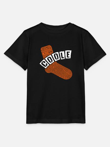 Coole Socke - lustiges Motivationsdesign - Stanley/Stella Kinder T-Shirt MINI CREATOR - Schwarz