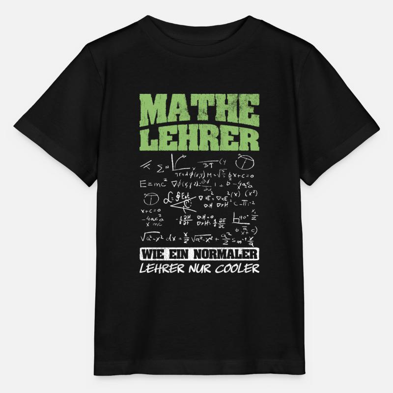 Mathematiker Mathematik Lehrer - Stanley/Stella Kinder T-Shirt MINI CREATOR  - Schwarz
