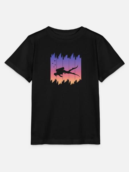 Tauchen - Stanley/Stella Kinder T-Shirt MINI CREATOR  - Schwarz