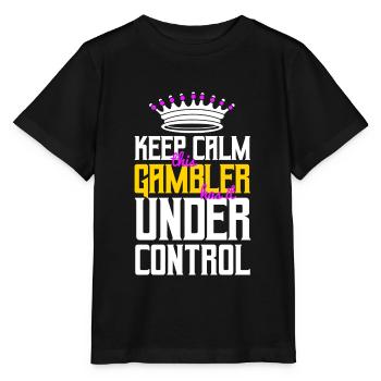 Casino - Stanley/Stella Kinder T-Shirt MINI CREATOR  - Schwarz - Vorne - Mikhail (115cm)