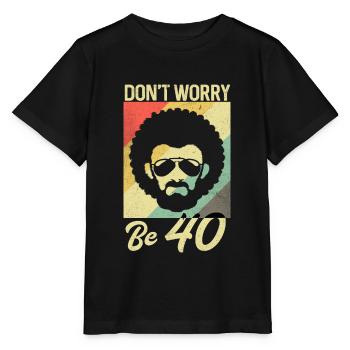 40th Birthday - Stanley/Stella MINI CREATOR Kids’ T-Shirt - black - Front - Mikhail (115cm)
