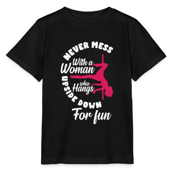 Pole Dance Fitness Coreography Dance Funny Pole - Stanley/Stella Kinder T-Shirt MINI CREATOR  - Schwarz - Vorne - Mikhail (115cm)