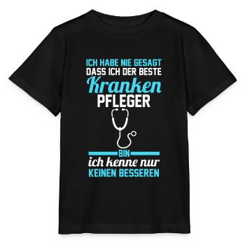 Krankenpflege Pflegekraft Krankenpfleger - Stanley/Stella Kinder T-Shirt MINI CREATOR  - Schwarz - Vorne - Mikhail (115cm)