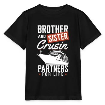 Kreuzfahrt - Stanley/Stella Kinder T-Shirt MINI CREATOR  - Schwarz - Vorne - Mikhail (115cm)