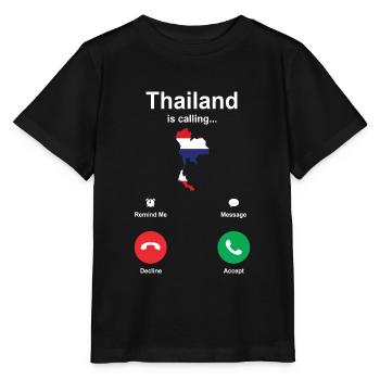 Thailand - Stanley/Stella Kinder T-Shirt MINI CREATOR  - Schwarz - Vorne - Mikhail (115cm)