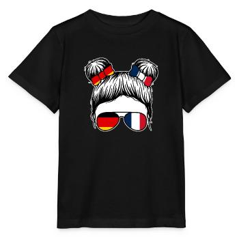 Franzosen Französisch Deutschland Frankreich - Stanley/Stella Kinder T-Shirt MINI CREATOR  - Schwarz - Vorne - Mikhail (115cm)