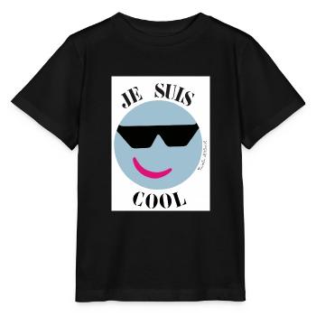 Je Suis Cool - T-shirt bio MINI CREATOR Stanley/Stella Enfant - noir - Devant - Mikhail (115cm)