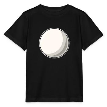 Billiards white billiard ball - Stanley/Stella MINI CREATOR Kids’ T-Shirt - black - Front - Mikhail (115cm)