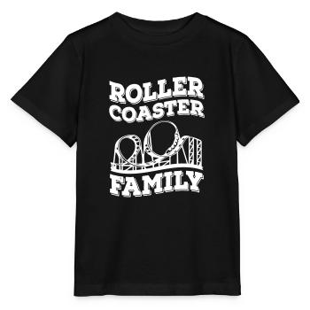 Scooter Coaster Family - Stanley/Stella MINI CREATOR Kids’ T-Shirt - black - Front - Mikhail (115cm)