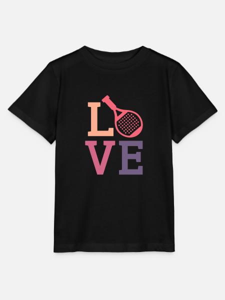 Padel Love Padeltennis Player Padel Tennis - Stanley/Stella MINI CREATOR Kids’ T-Shirt - black