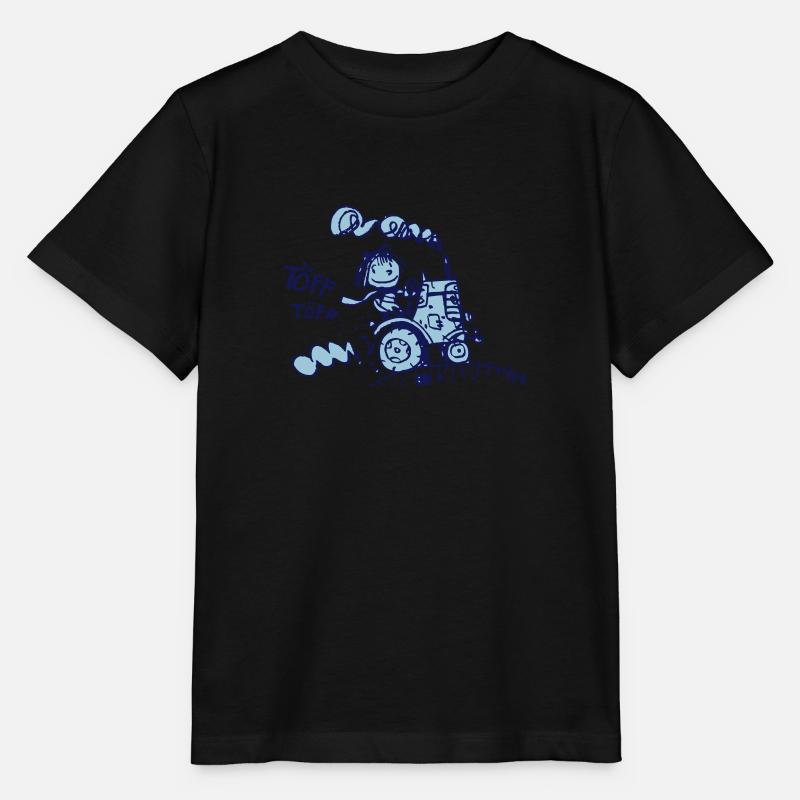 Tracteur - T-shirt bio MINI CREATOR Stanley/Stella Enfant - noir