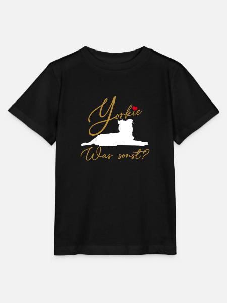 Yorkie was sonst? Yorkshire Terrier - Stanley/Stella Kinder T-Shirt MINI CREATOR - Schwarz