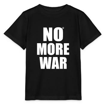 No more war - Stanley/Stella Kinder T-Shirt MINI CREATOR  - Schwarz - Vorne - Mikhail (115cm)