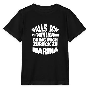 Jungesellenabschied Marina - Stanley/Stella Kinder T-Shirt MINI CREATOR  - Schwarz - Vorne - Mikhail (115cm)