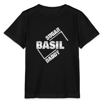 Basil as Sugar Daddy - Stanley/Stella MINI CREATOR Kids’ T-Shirt - black - Front - Mikhail (115cm)