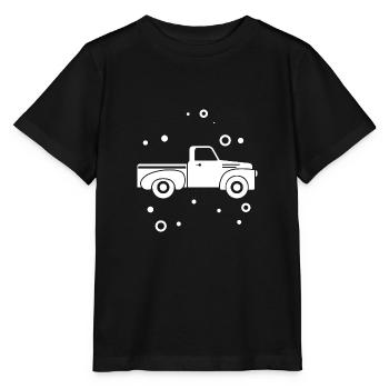 Pick Up - Auto Oldtimer Nostalgisch USA - Stanley/Stella Kinder T-Shirt MINI CREATOR  - Schwarz - Vorne - Mikhail (115cm)