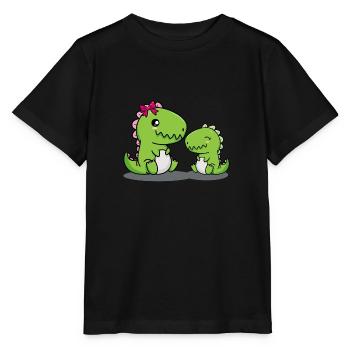 Grande sœur Dino Frères et sœurs Jeunes filles - T-shirt bio MINI CREATOR Stanley/Stella Enfant - noir - Devant - Mikhail (115cm)