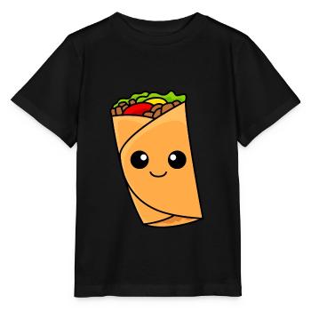 Bande dessinée Burrito - T-shirt bio MINI CREATOR Stanley/Stella Enfant - noir - Devant - Mikhail (115cm)