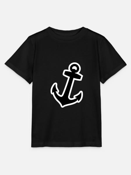 Anker - Stanley/Stella Kinder T-Shirt MINI CREATOR  - Schwarz