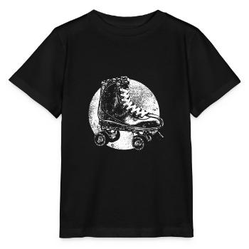 Rollschuh - Stanley/Stella Kinder T-Shirt MINI CREATOR  - Schwarz - Vorne - Mikhail (115cm)