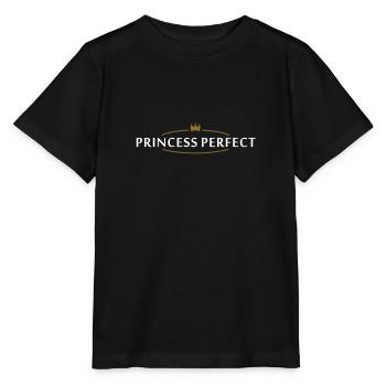 princess perfect (2c) - Stanley/Stella MINI CREATOR Kids’ T-Shirt - black - Front - Mikhail (115cm)
