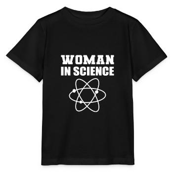 Woman in Science Researcher Poison - Stanley/Stella MINI CREATOR Kids’ T-Shirt - black - Front - Mikhail (115cm)