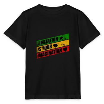 Limitation - T-shirt bio MINI CREATOR Stanley/Stella Enfant - noir - Devant - Mikhail (115cm)
