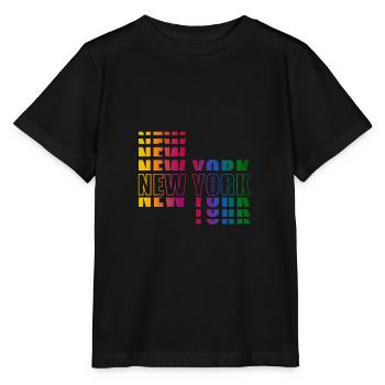 New York - T-shirt bio MINI CREATOR Stanley/Stella Enfant - noir - Devant - Mikhail (115cm)