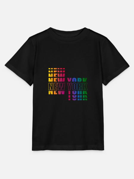 New York - Stanley/Stella Kinder T-Shirt MINI CREATOR  - Schwarz