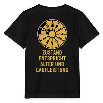 Zustand entspricht Alter und Laufleistung - HU - Stanley/Stella Kinder T-Shirt MINI CREATOR  - Schwarz - Vorne - Mikhail (115cm)