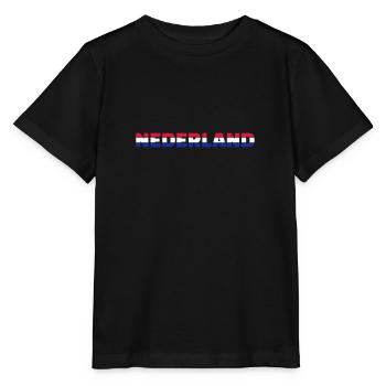 Niederlande - Stanley/Stella Kinder T-Shirt MINI CREATOR  - Schwarz - Vorne - Mikhail (115cm)