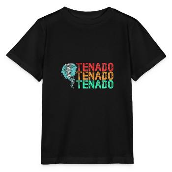 Tornado Birthday Children's Birthday Party - Stanley/Stella MINI CREATOR Kids’ T-Shirt - black - Front - Mikhail (115cm)