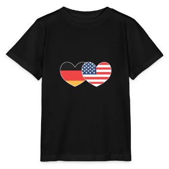 Amerikanisch Deutsch - Stanley/Stella Kinder T-Shirt MINI CREATOR  - Schwarz - Vorne - Mikhail (115cm)