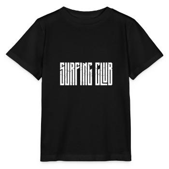 Surfing Club - Stanley/Stella Kinder T-Shirt MINI CREATOR  - Schwarz - Vorne - Mikhail (115cm)