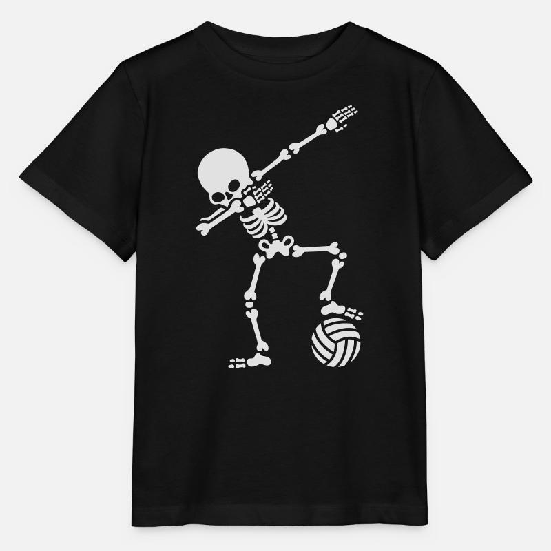 Dab dabbing skeleton (beach) volleyball - T-shirt bio MINI CREATOR Stanley/Stella Enfant - noir