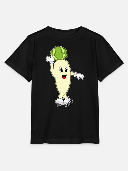 Radieschen Eislaufen Schlittschuhe - Stanley/Stella Kinder T-Shirt MINI CREATOR - Schwarz