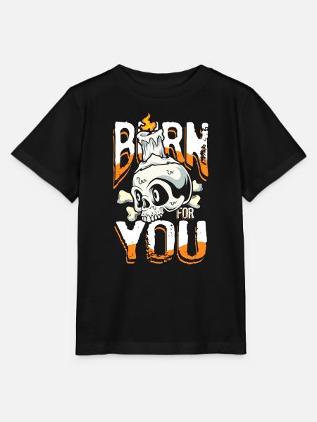 Burn for you - Stanley/Stella Kinder T-Shirt MINI CREATOR  - Schwarz