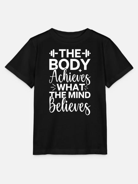 Inspirierende Denkweise Zitat Design - Stanley/Stella Kinder T-Shirt MINI CREATOR  - Schwarz