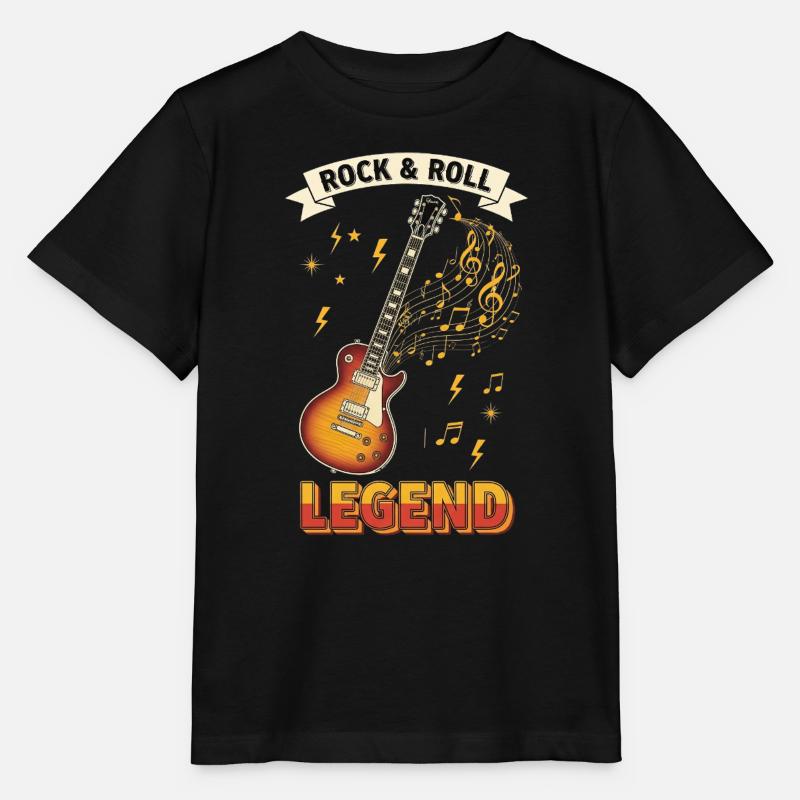 Rock & roll legend - Stanley/Stella Kinder T-Shirt MINI CREATOR  - Schwarz