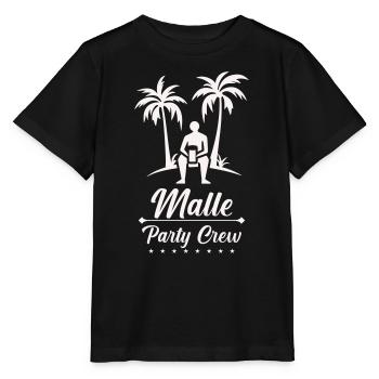 Strandurlaub Malle Party Crew - Stanley/Stella Kinder T-Shirt MINI CREATOR  - Schwarz - Vorne - Mikhail (115cm)