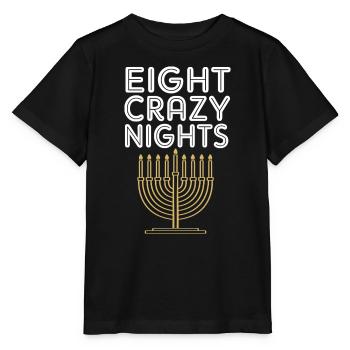 Hanukkah Chanukkah Hanukah - Stanley/Stella Kinder T-Shirt MINI CREATOR  - Schwarz - Vorne - Mikhail (115cm)